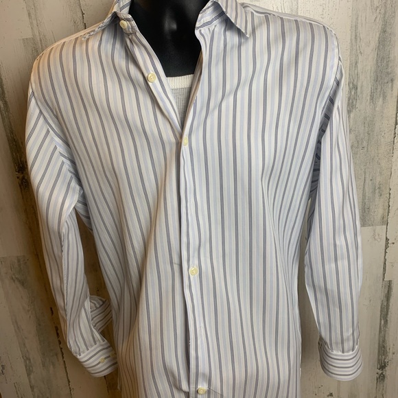 DAVID DONAHUE DRESS SHIRT - Picture 1 of 5